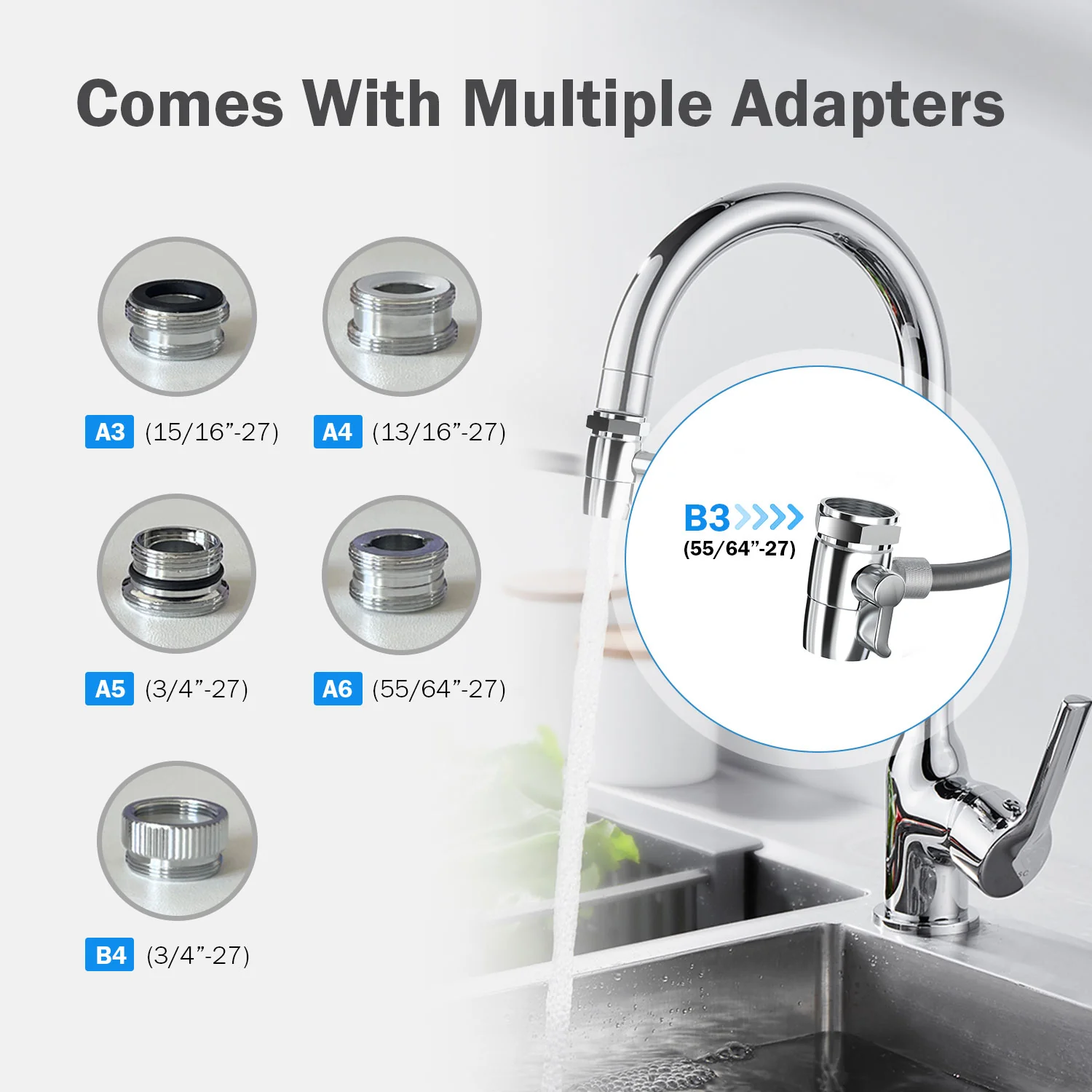 Frizzlife Stainless Steel Countertop Water Filter System, DS99 - Image 7