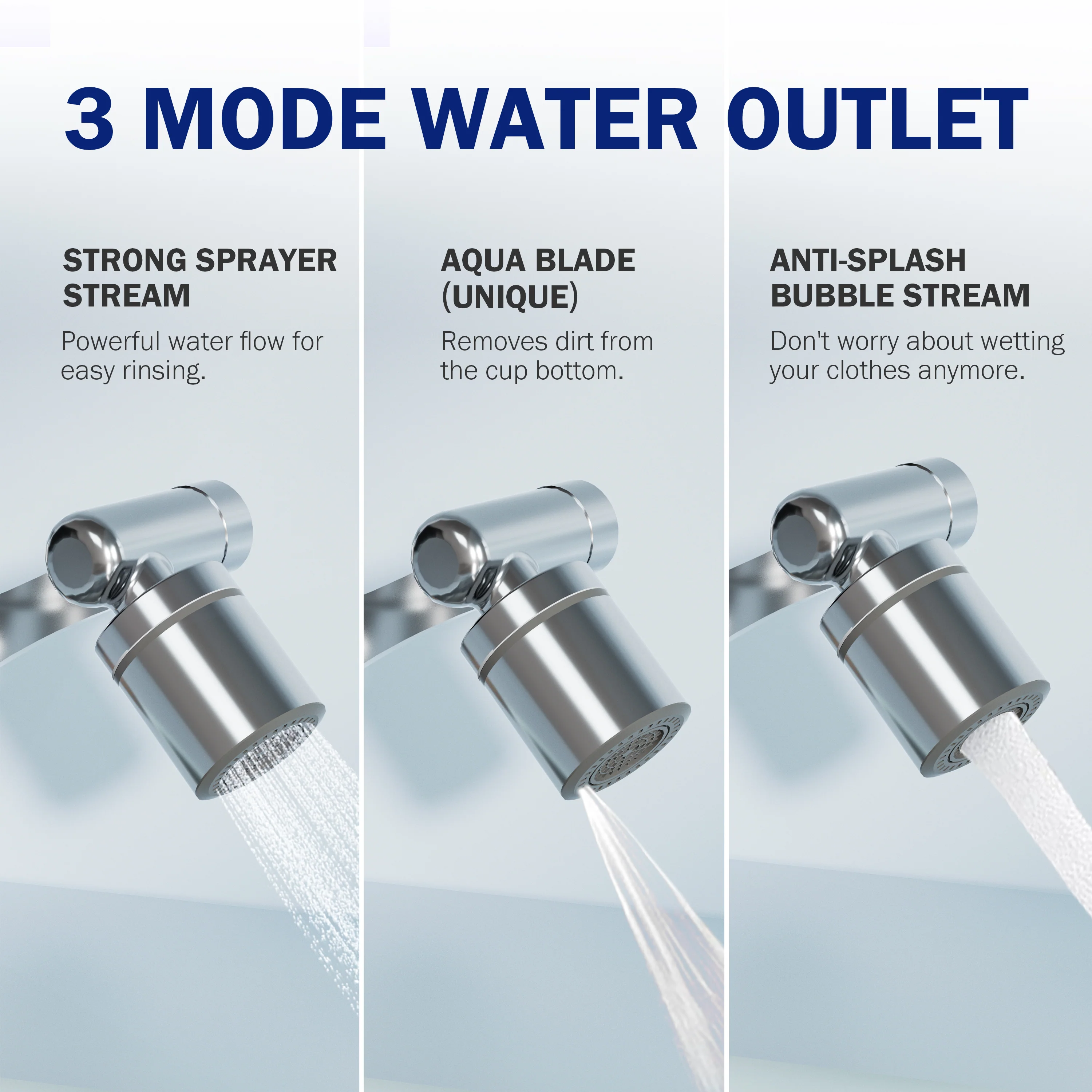 Frizzlife 1440° Rotating Faucet Extender with Filter, FF1440 - Image 4