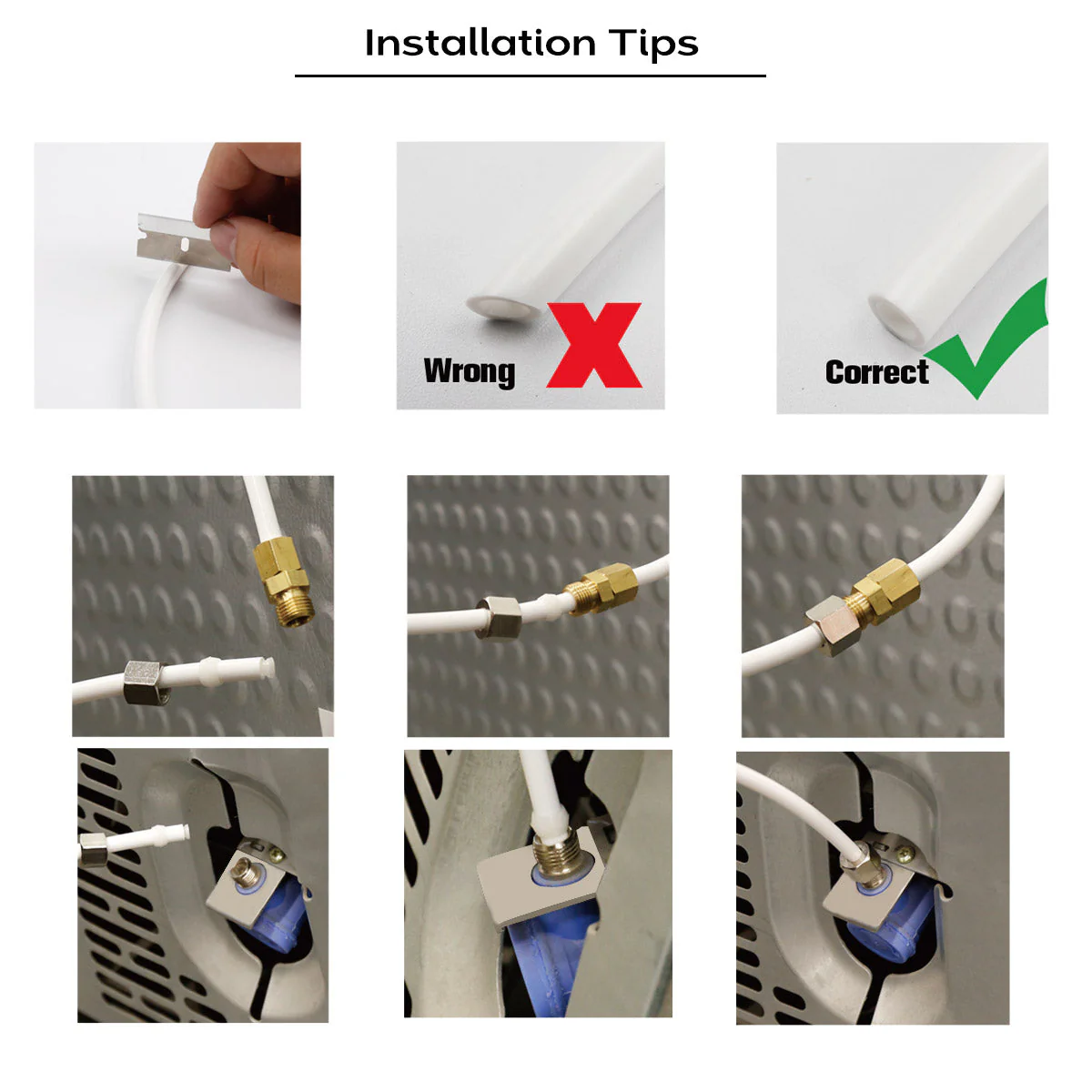 Frizzlife IMC-1 Ice Maker Kit fits for Reverse Osmosis & Water Filter System (1/4” & 3/8” Output) - Image 5
