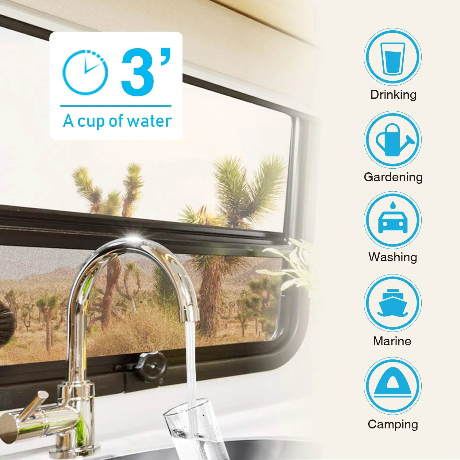 Frizzlife RV Water Filter System, MV99 - Image 5