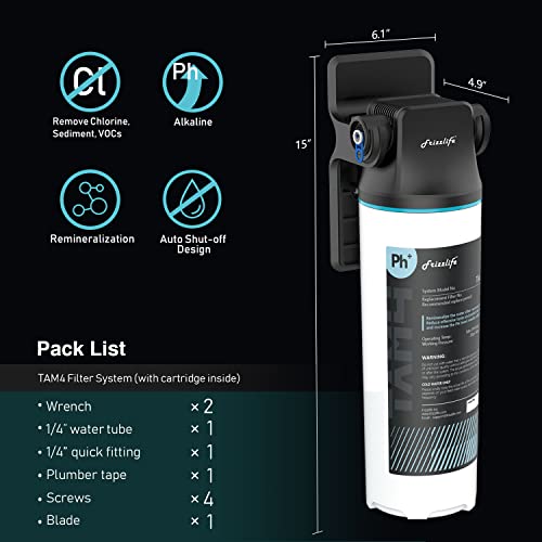Frizzlife Alkaline PH+ Inline Reverse Osmosis Filter, TAM4 - Image 5